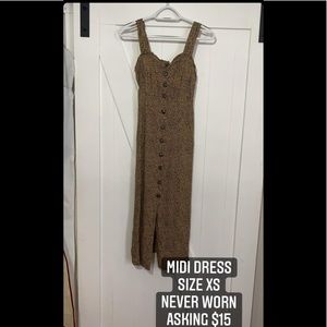 MIDI polka dot dress